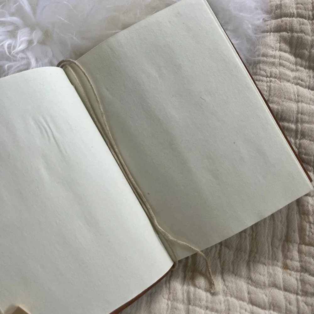 The Mountains Are Calling Leather Journal Notebook